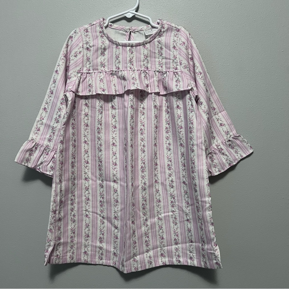 LoveShackFancy x Pottery Barn Flannel Night Gown Size 4 - Picture 2 of 9
